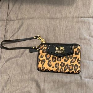Leopard Coach wallet